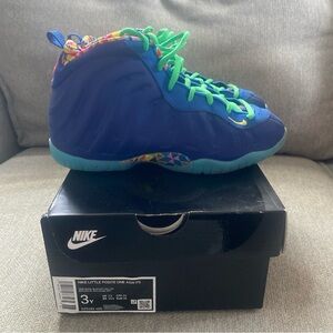Nike Little Posite One ASW PS Size 3 Deep Royal Blue / Opti Yellow
